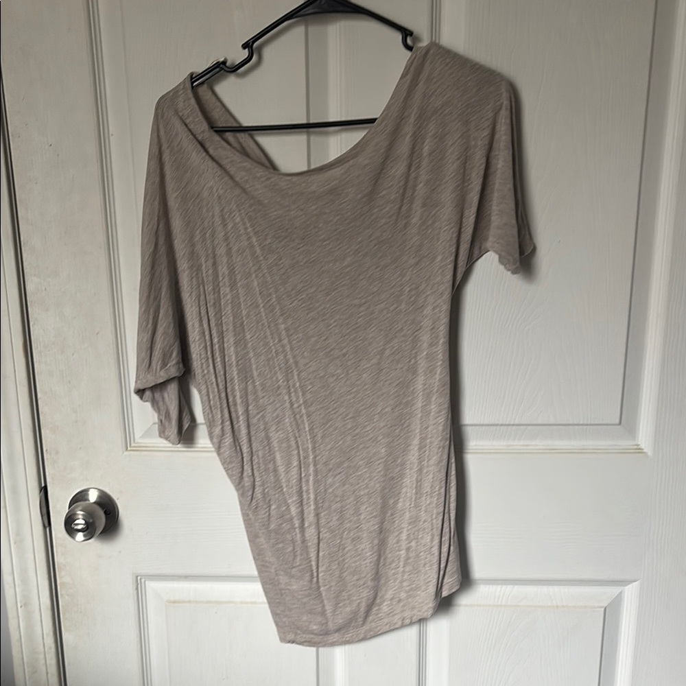 Ambiance Off-the-Shoulder Sweater in Light Gray